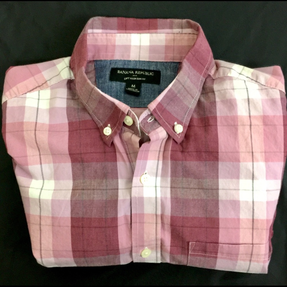 Men’s Banana Republic Long-Sleeve Dress Shirt